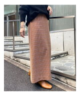 【SHENERY】TRチェックタイトマキシスカート